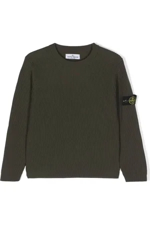 Stone Island Stone Island maglia bambino in lana vergine