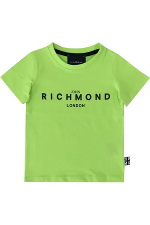 John Richmond John Richmond t-shirt lime bambino in cotone