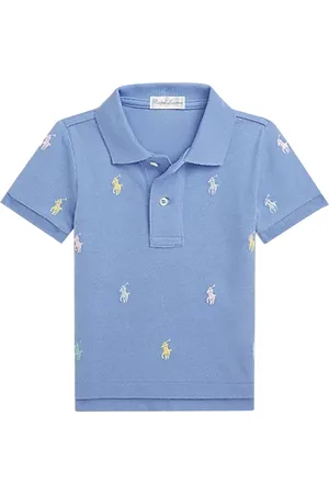 Ralph Lauren Ralph Lauren polo neonato in piquet di cotone