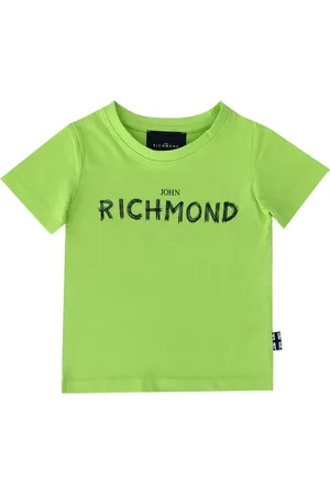 John Richmond John Richmond t-shirt lime bambino in cotone