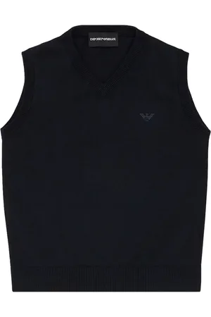 Emporio Armani Gilet navi bambino in maglia