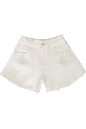 MISS BLUMARINE Shorts ragazza in denim