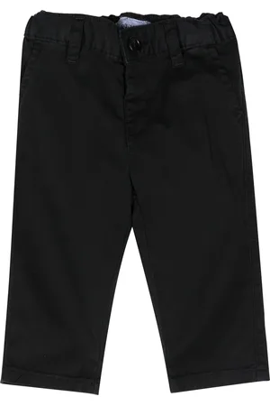 Emporio Armani Pantalone blunavy neonato in cotone