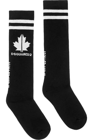 Dsquared2 Dsquared2 calze nere ragazzo in misto cotone