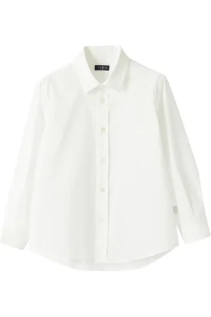 Il gufo Camicia bianca bambino in cotone