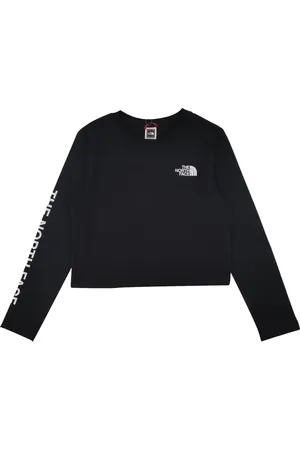The North Face The North Face t-shirt nera bambina in cotone