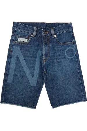 Nº21 N° 21 bermuda ragazzo in denim di cotone