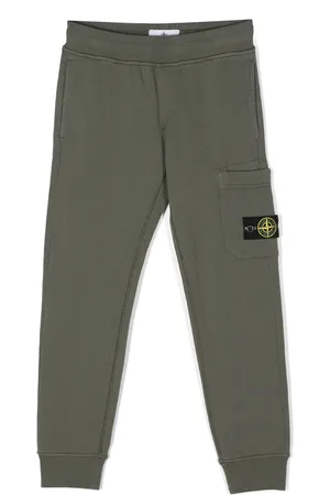 Stone Island Pantalone sportivo bambino in felpa di cotone