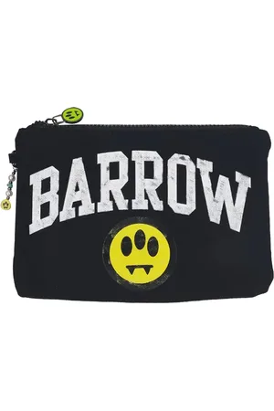BARROW Barrow borsa mare nera bambina in canvans