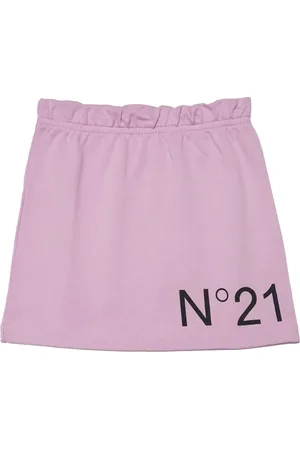 Nº21 Gonna bambina in felpa di cotone