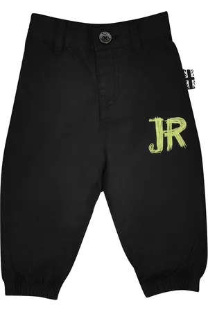 John Richmond John Richmond pantalone nero neonato in cotone