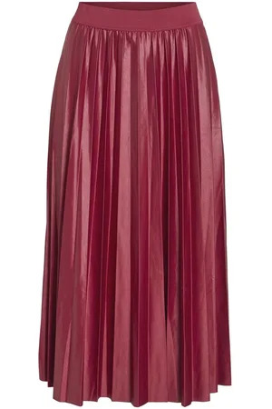VILA Vinitban Pleated Gonna Midi