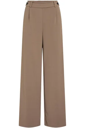 VILA High Waisted Pantaloni Gamba Ampia