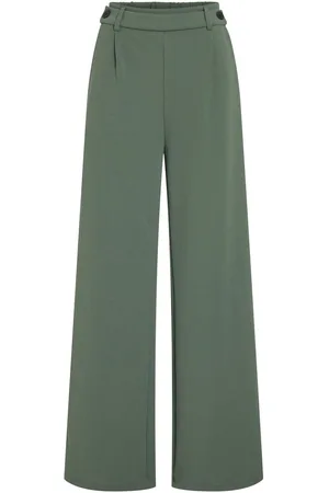 VILA High Waisted Pantaloni Gamba Ampia