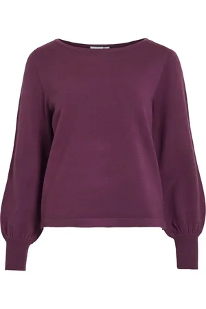 VILA Scollo A Barchetta Pullover A Maglia