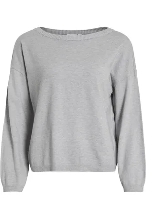VILA Scollo A Barchetta Pullover A Maglia