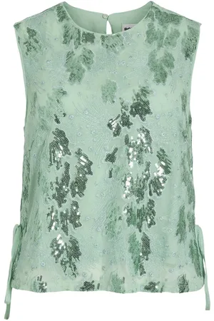 VILA Paillettes Top Senza Maniche