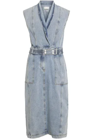 VILA Midi Vestito Di Jeans