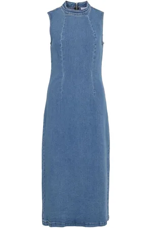 VILA Midi Vestito Di Jeans