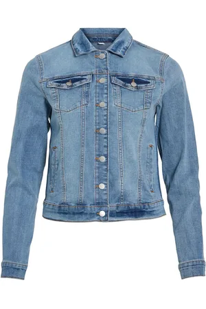 VILA Vishow Buttoned Giacca In Denim