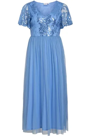 VILA Paillettes Vestito Lungo