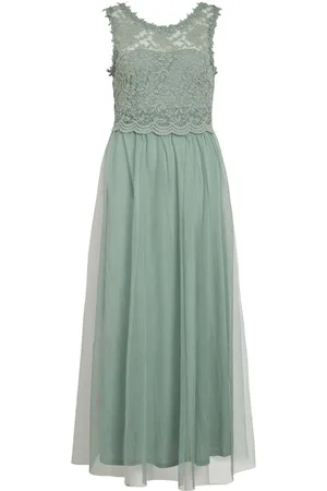 VILA Vilynnea Lace Vestito Lungo
