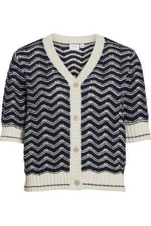 VILA A Maniche Corte Cardigan A Maglia