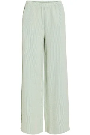 VILA Vita Alta Pantaloni Gamba Ampia