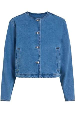 VILA Con Abbottonatura Giacca In Denim