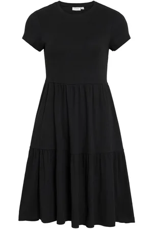 VILA Petite - Maniche Corte Vestito Midi