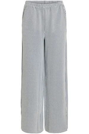 VILA Vita Alta Pantaloni Gamba Ampia