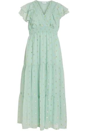 VILA Scollo A V Vestito Midi