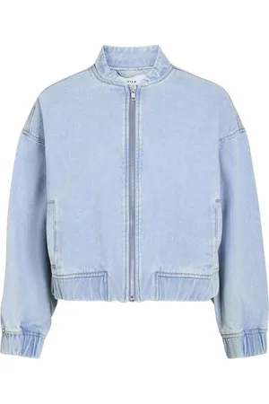 VILA Denim Giacca Da Aviatore
