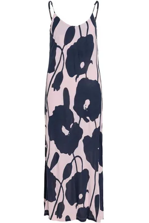 VILA Smanicato Vestito Midi