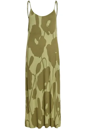 VILA Smanicato Vestito Midi