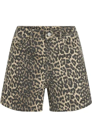 VILA Regular Waist Shorts In Denim