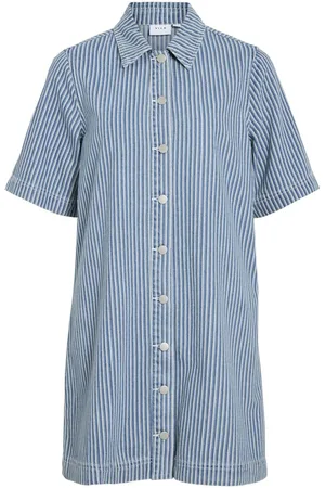 VILA Corto Vestito Di Jeans