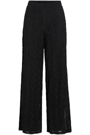 VILA Vita Alta Pantaloni Gamba Ampia