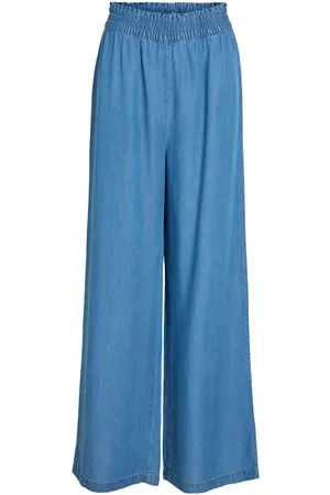 VILA Vita Alta Pantaloni Gamba Ampia