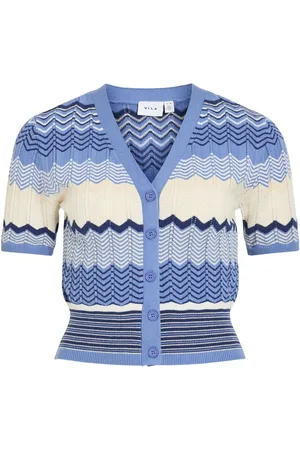 VILA A Maniche Corte Cardigan