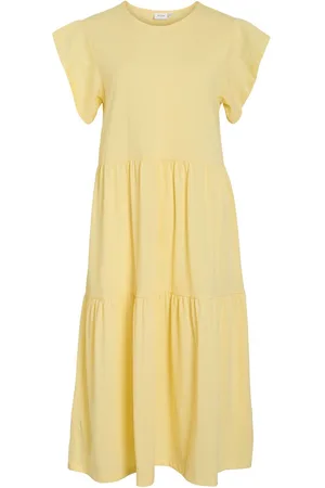 VILA Short Sleeve Vestito Midi