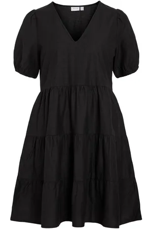 VILA Short-sleeved Vestito Corto
