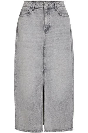 VILA Vijaf Midi Gonna Di Jeans