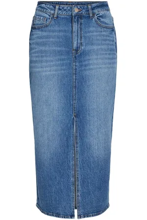 VILA Vijaf Midi Gonna Di Jeans