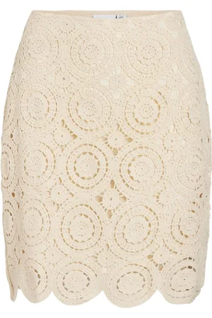 VILA Crochet Minigonna