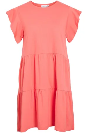 VILA Visummer Cap Sleeved Vestito Mini