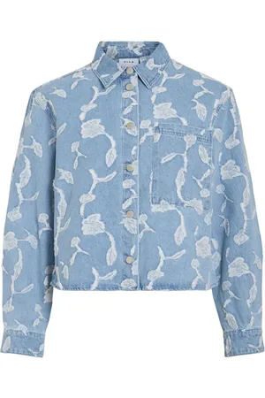 VILA Con Abbottonatura Giacca In Denim