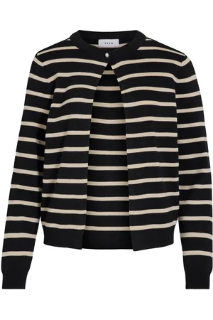 VILA Un Bottone Cardigan A Maglia