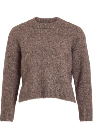VILA Scollo Rotondo Pullover A Maglia