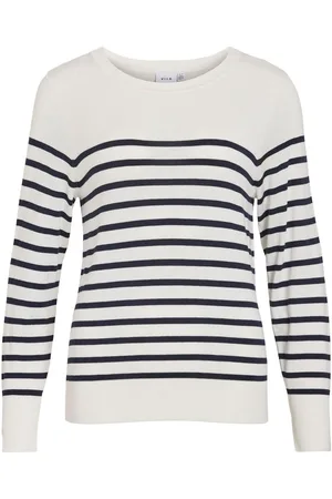 VILA Scollo Rotondo Pullover A Maglia